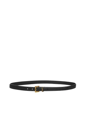 Saint Laurent Logo Plaque Belt