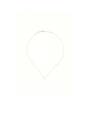 Saint Laurent Logo Plaque Necklace