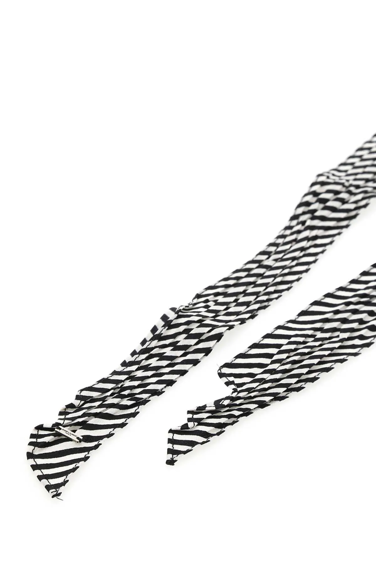 Saint Laurent Stripe Printed Tie