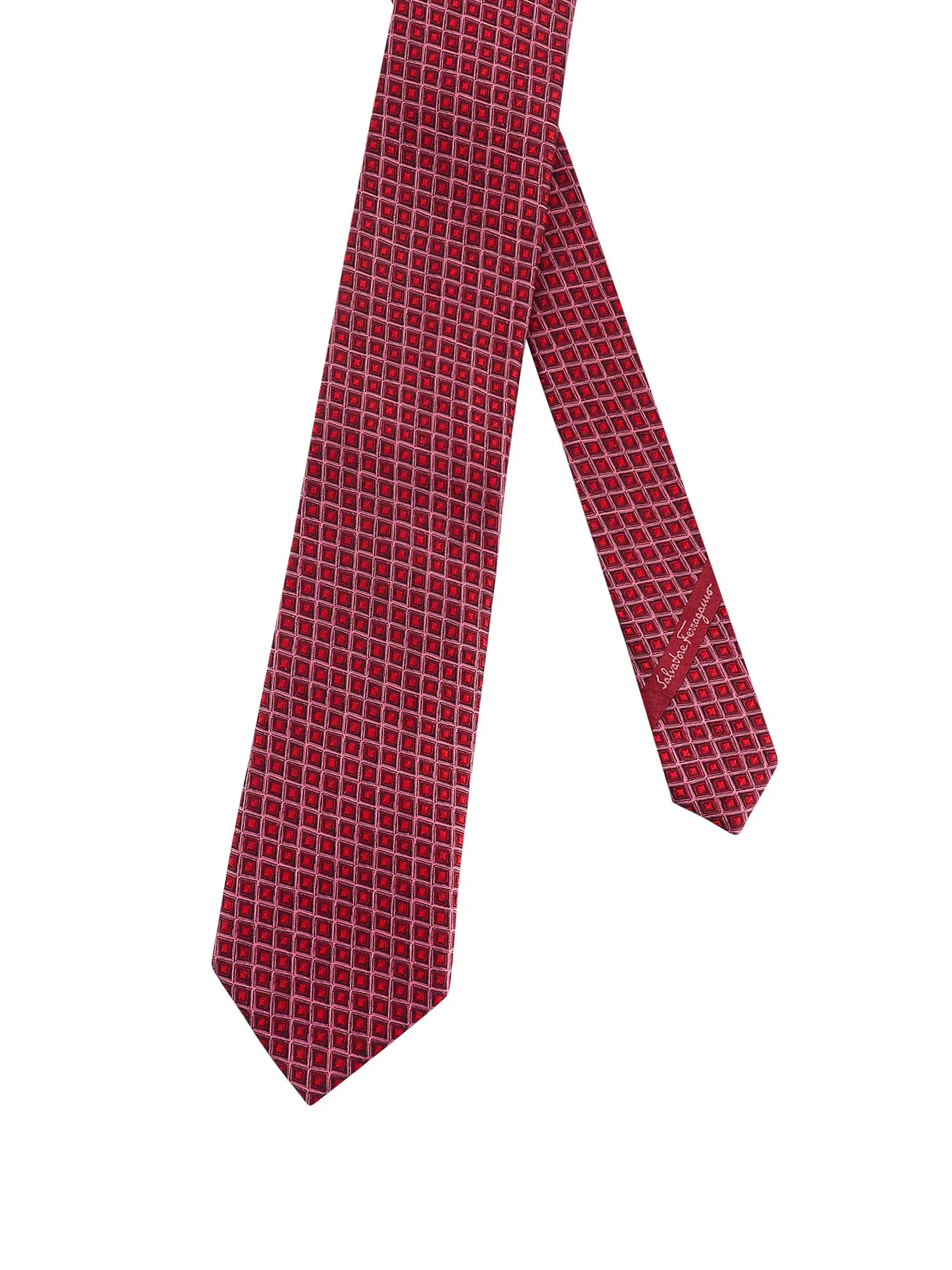 Salvatore Ferragamo Checked Print Tie
