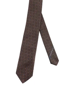 Salvatore Ferragamo Checked Print Tie