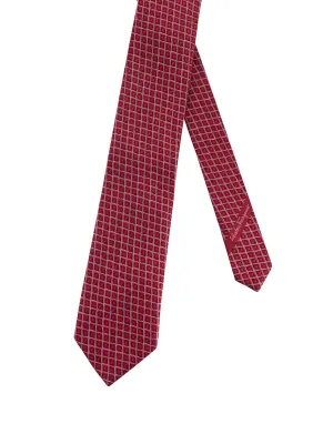 Salvatore Ferragamo Checked Print Tie