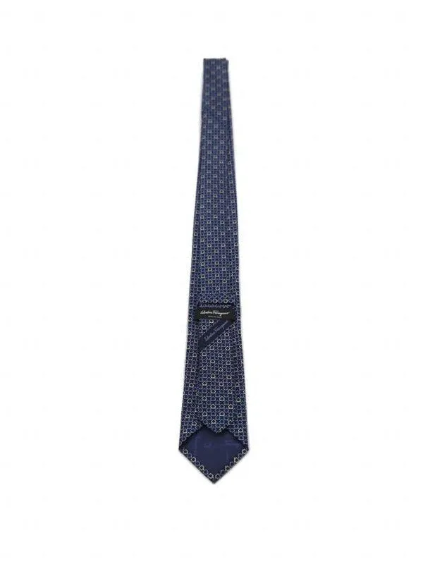 Salvatore Ferragamo Gancini Jacquard Tie