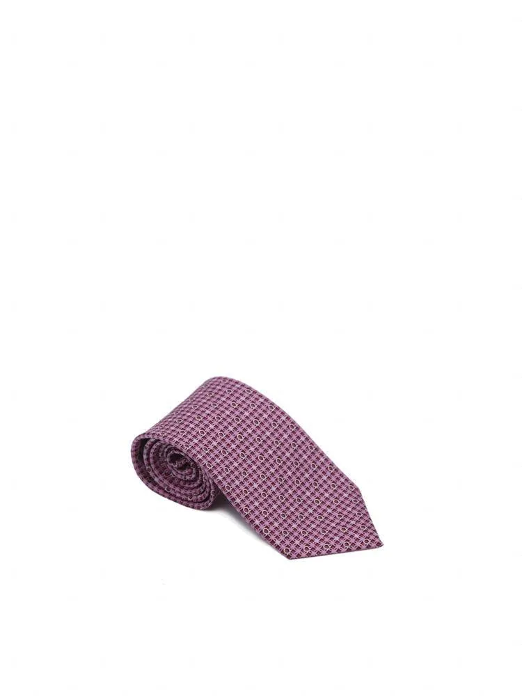 Salvatore Ferragamo Gancini Patterned Tie