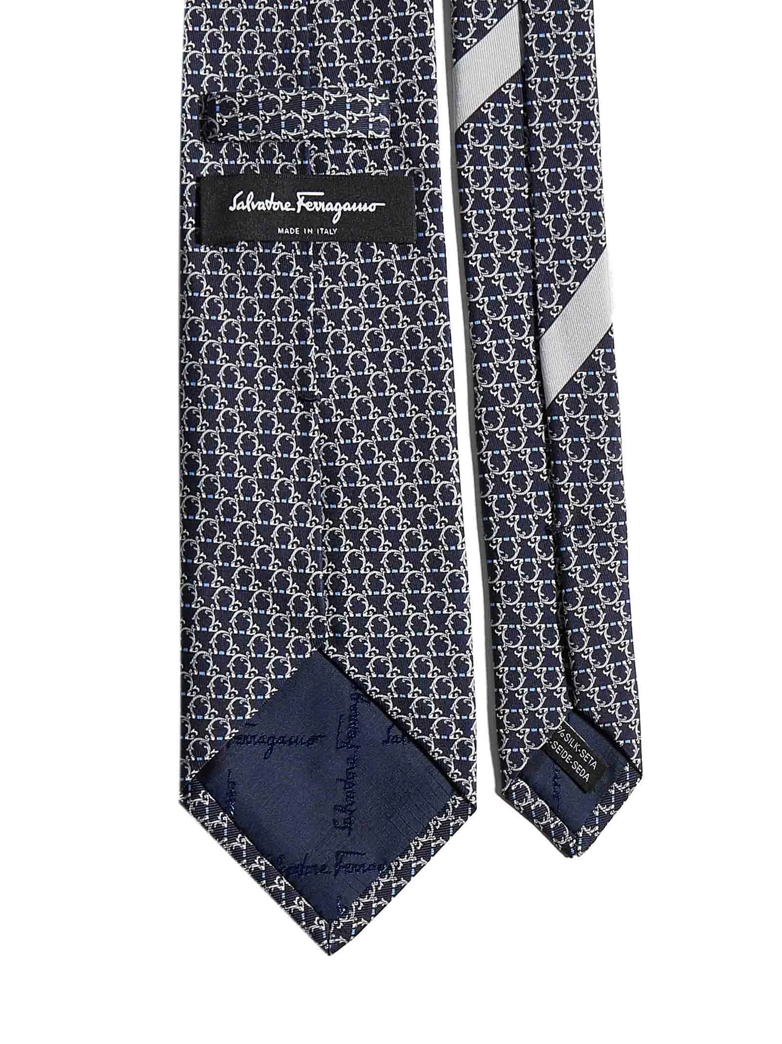 Salvatore Ferragamo Gancini Print Tie