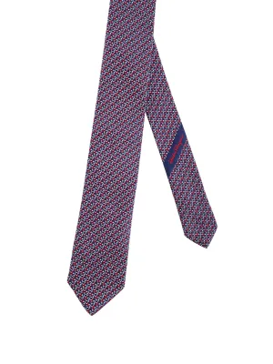 Salvatore Ferragamo Gancini Print Tie