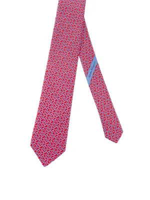 Salvatore Ferragamo Gancini Print Tie