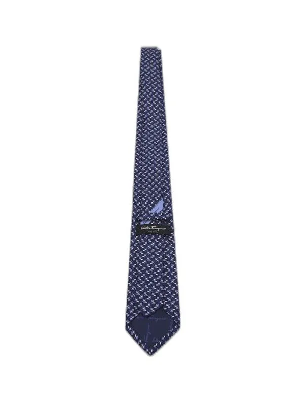 Salvatore Ferragamo Gancini Puppy Printed Tie