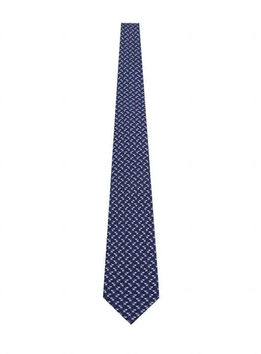Salvatore Ferragamo Gancini Puppy Printed Tie