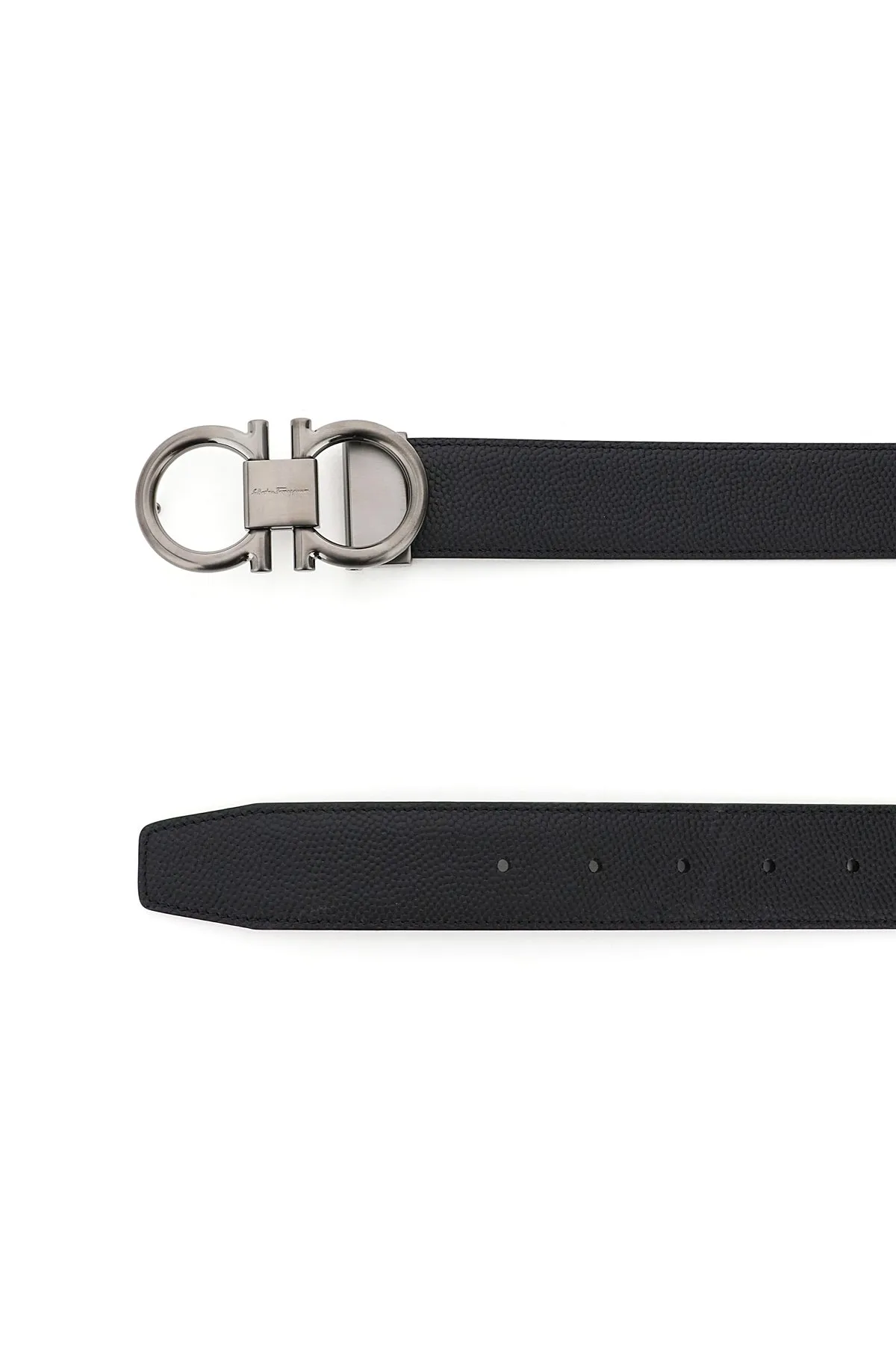 Salvatore Ferragamo Gancini Reversible Belt