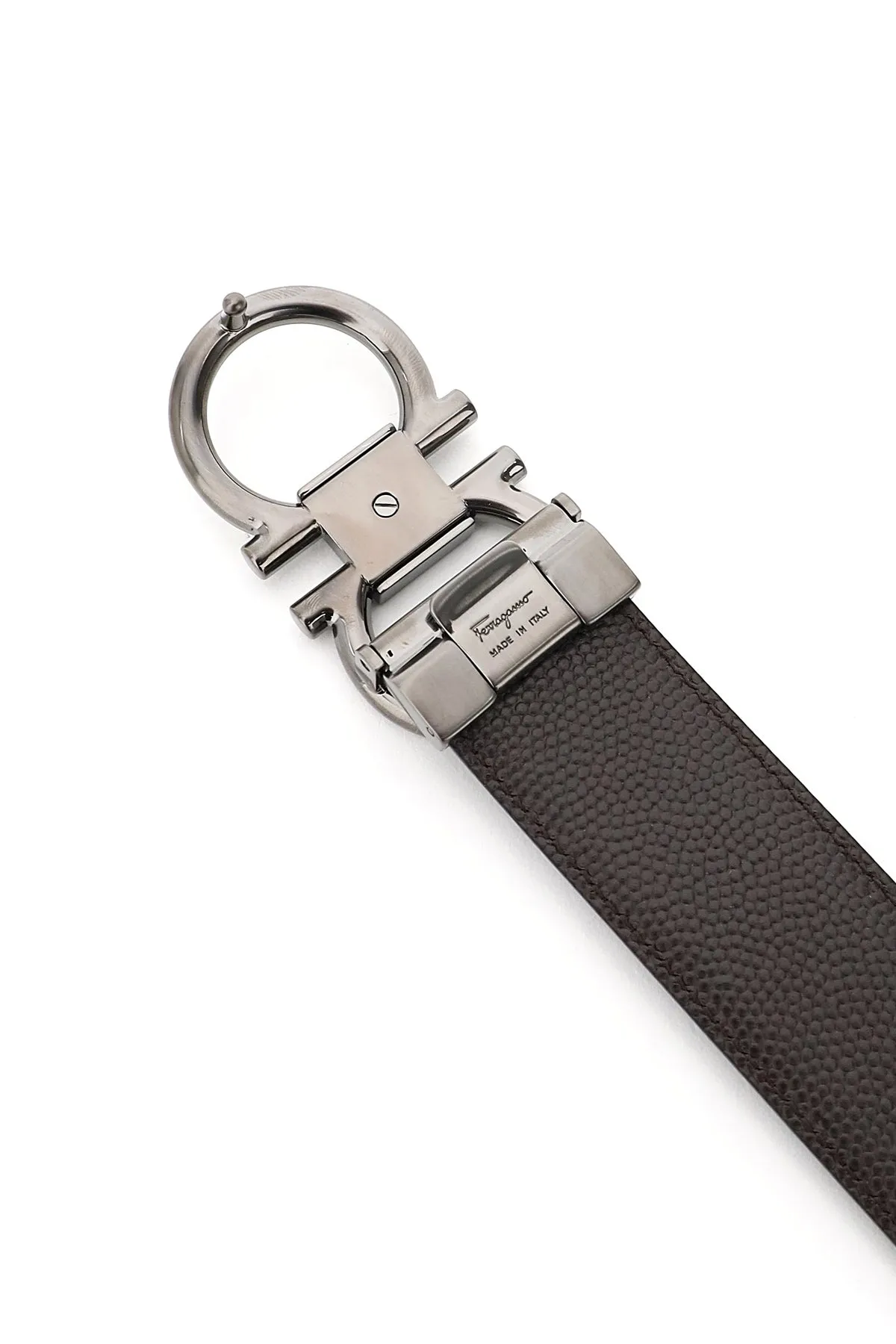 Salvatore Ferragamo Gancini Reversible Belt