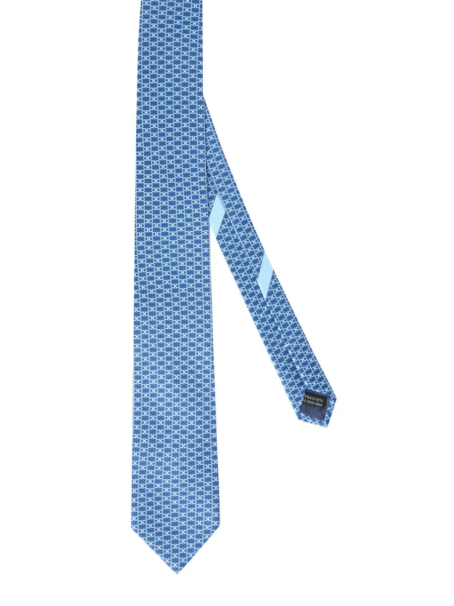 Salvatore Ferragamo Monogram Patterned Tie
