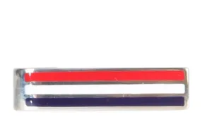 Thom Browne RWB Detailed Logo Engraved Tie Clip