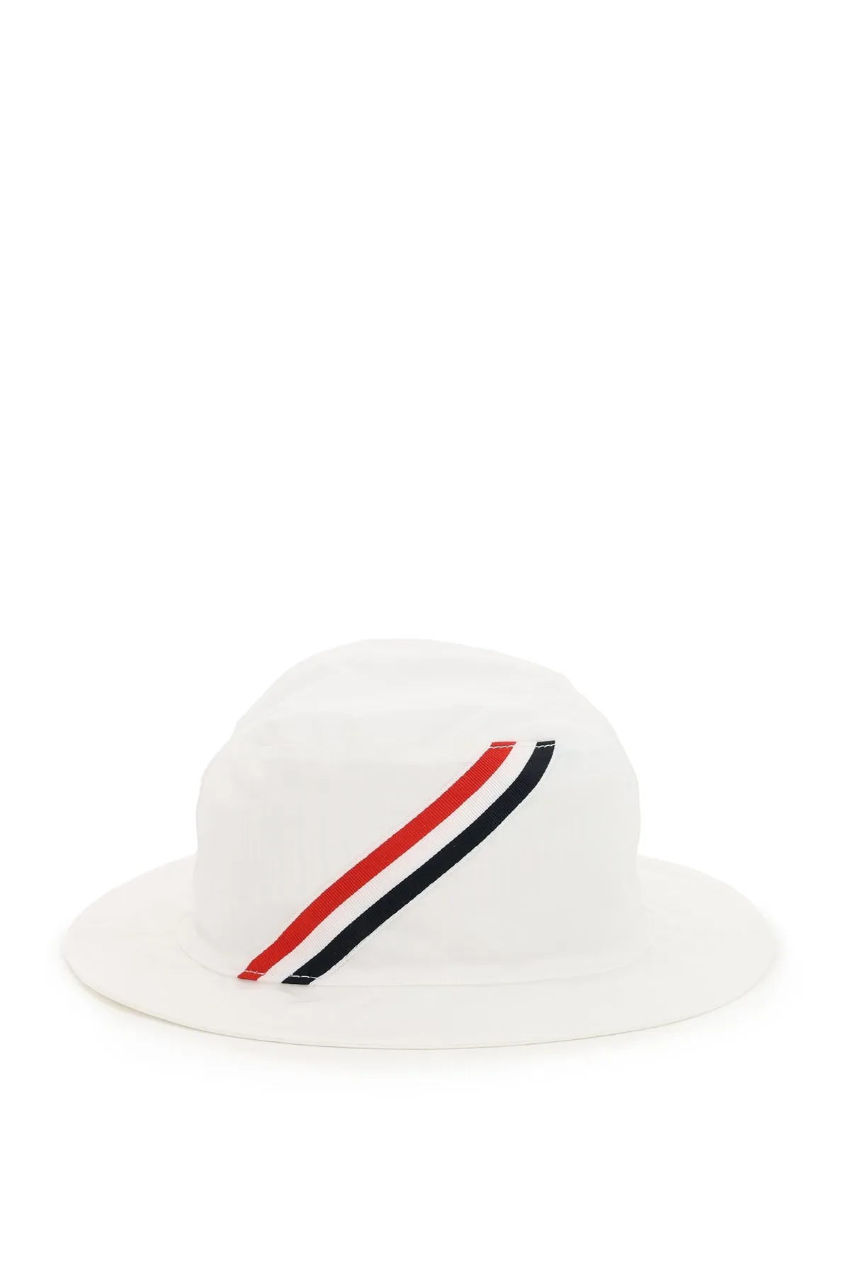 Thom Browne RWB Stripe Detail Bucket Hat