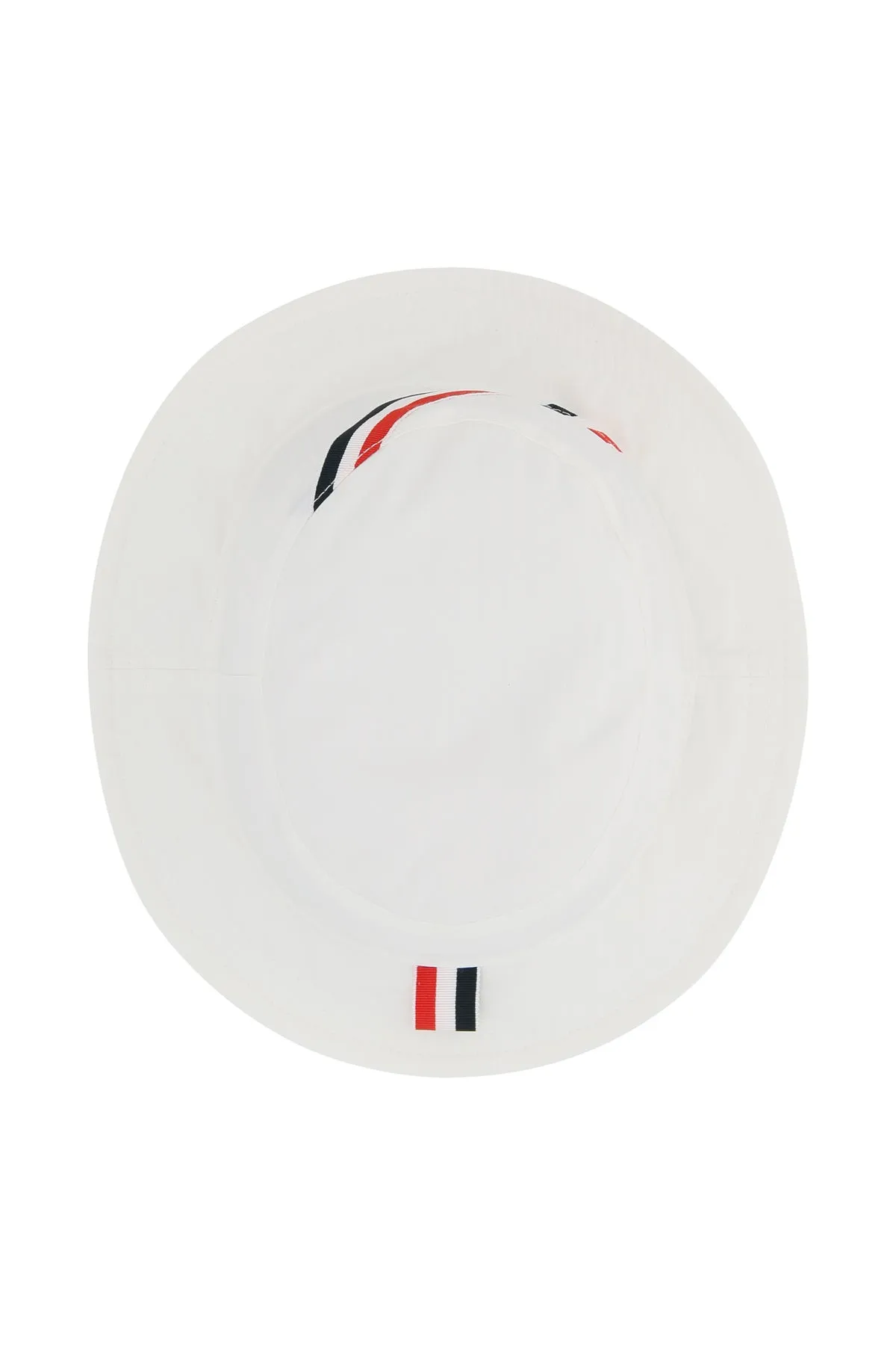 Thom Browne RWB Stripe Detail Bucket Hat