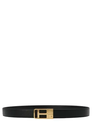 Tom Ford Logo Plaque Buckle Belt