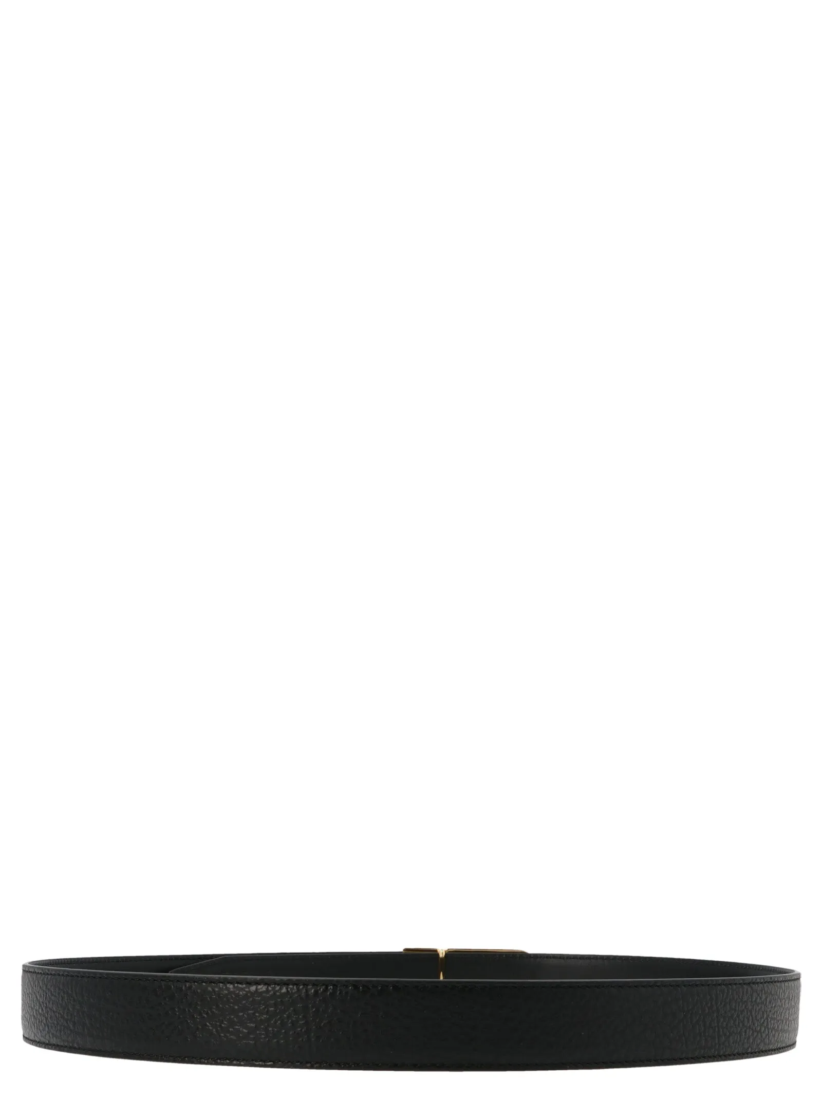 Tom Ford Logo Plaque Buckle Belt
