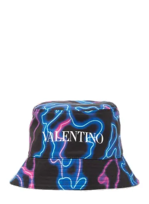Valentino Neon Camouflage Bucket Hat