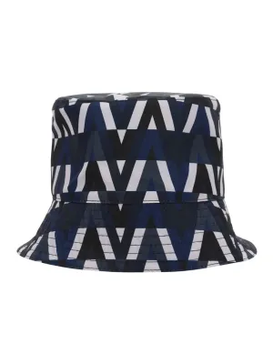 Valentino Optical Printed Reversible Bucket Hat