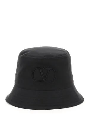Valentino VLogo Embroidered Bucket Hat