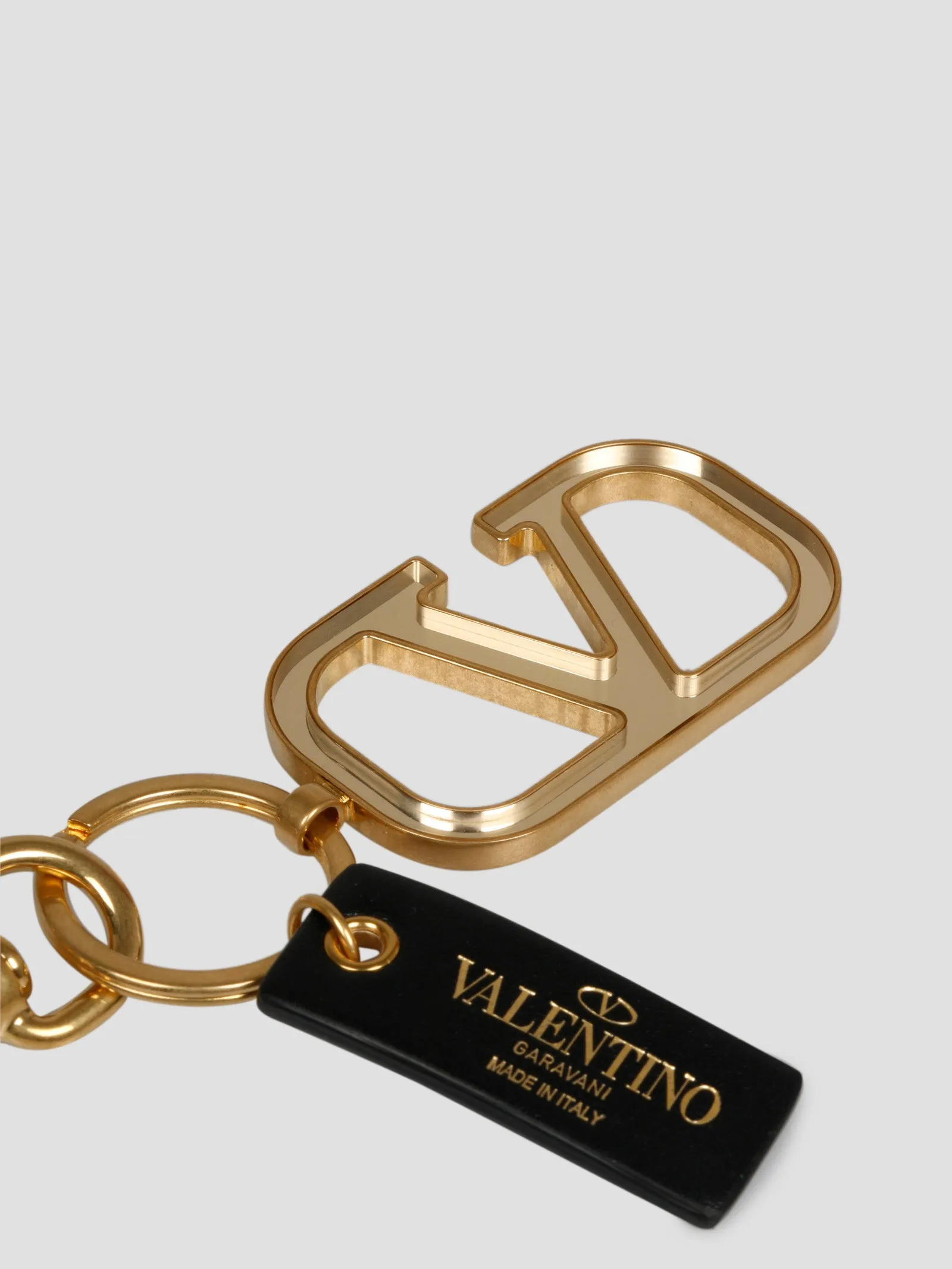 Valentino VLogo Plaque Key Ring