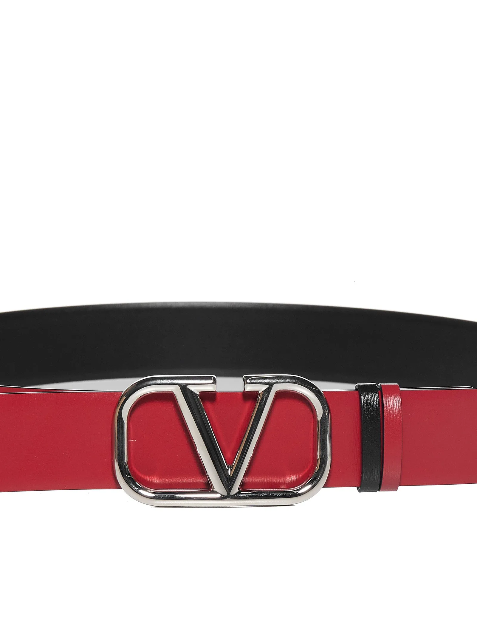 ValentinoVLogo Plaque Reversible Belt