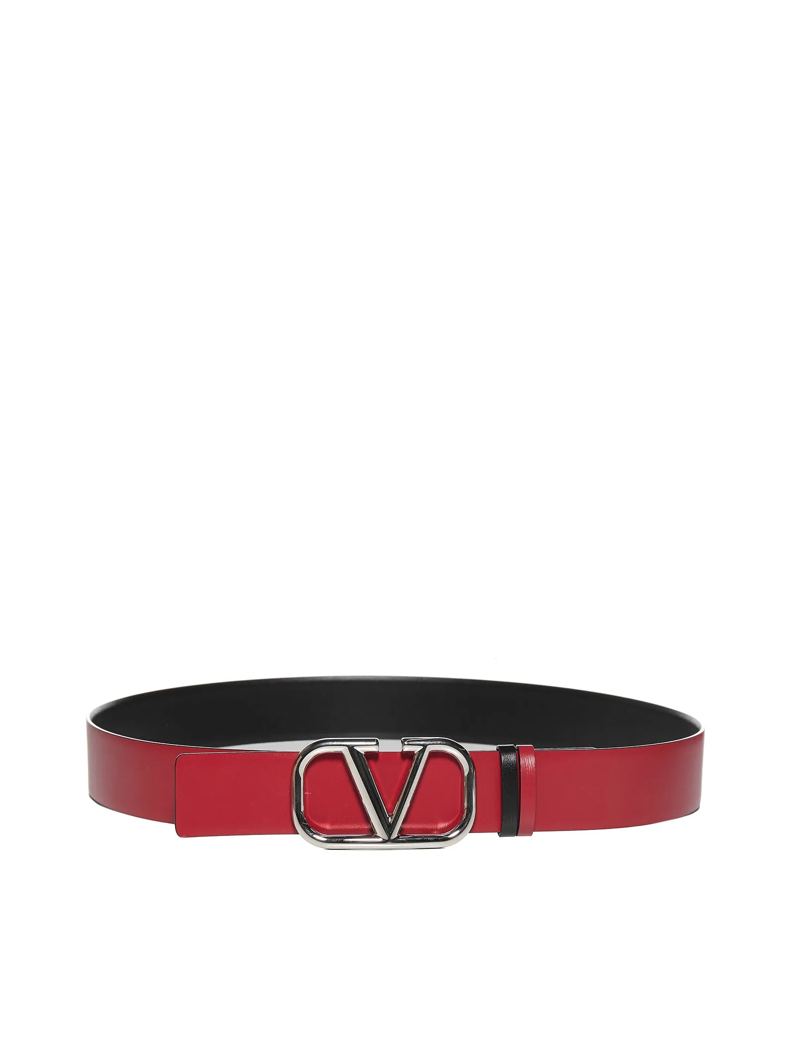 ValentinoVLogo Plaque Reversible Belt