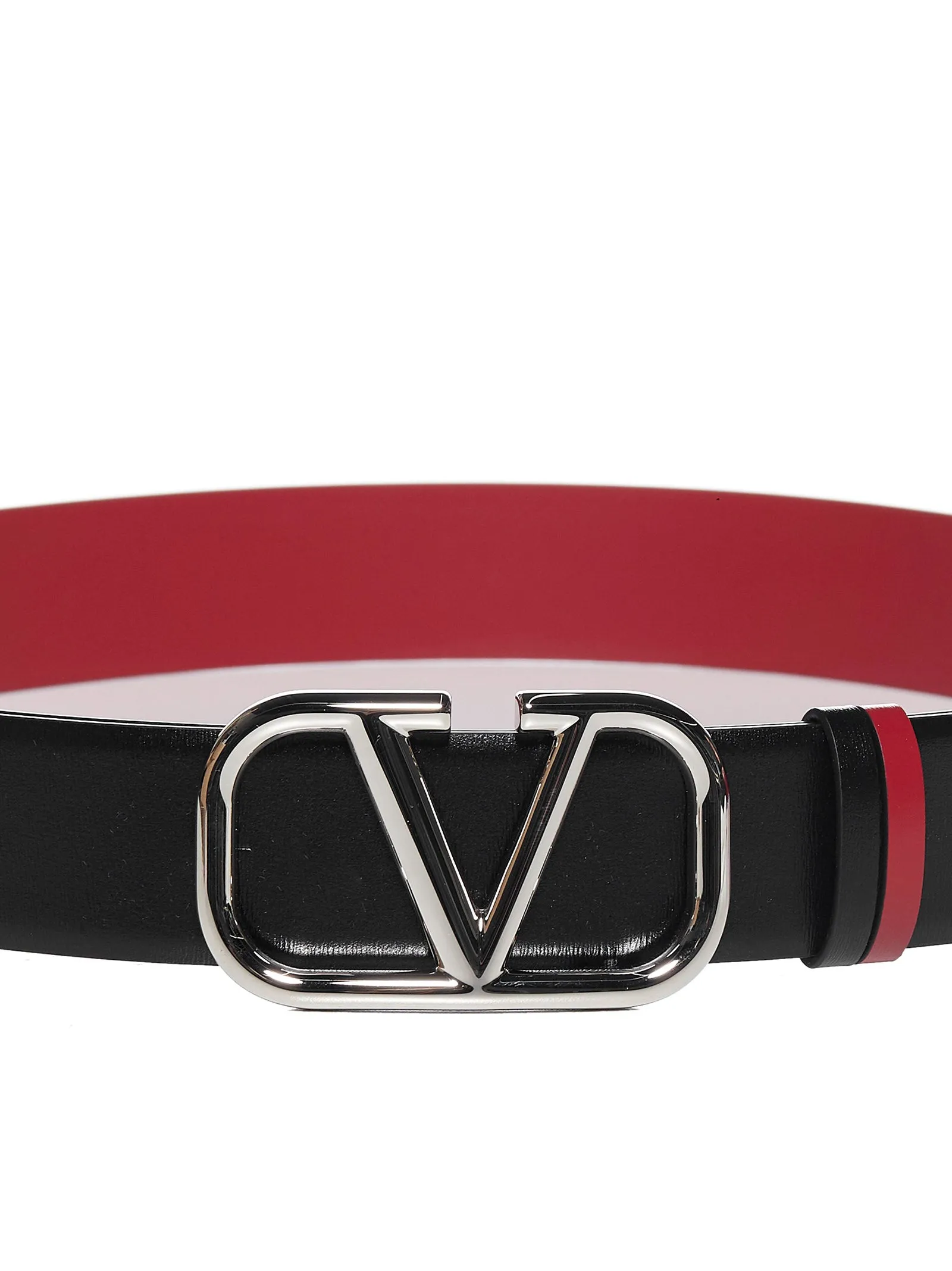 ValentinoVLogo Plaque Reversible Belt