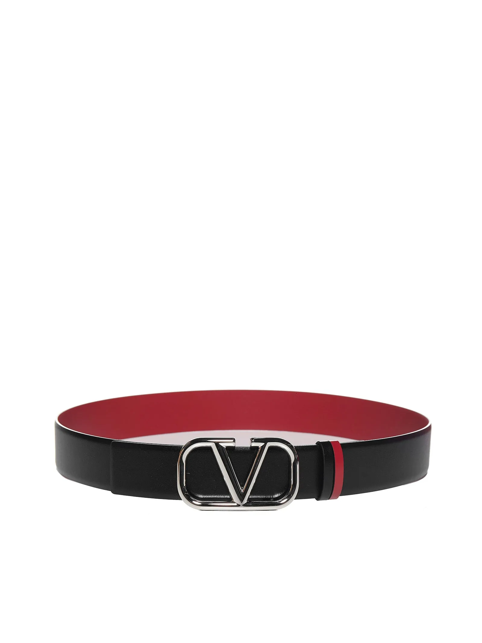ValentinoVLogo Plaque Reversible Belt