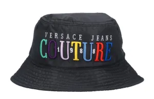 Versace Jeans Couture Logo Embroidered Bucket Hat
