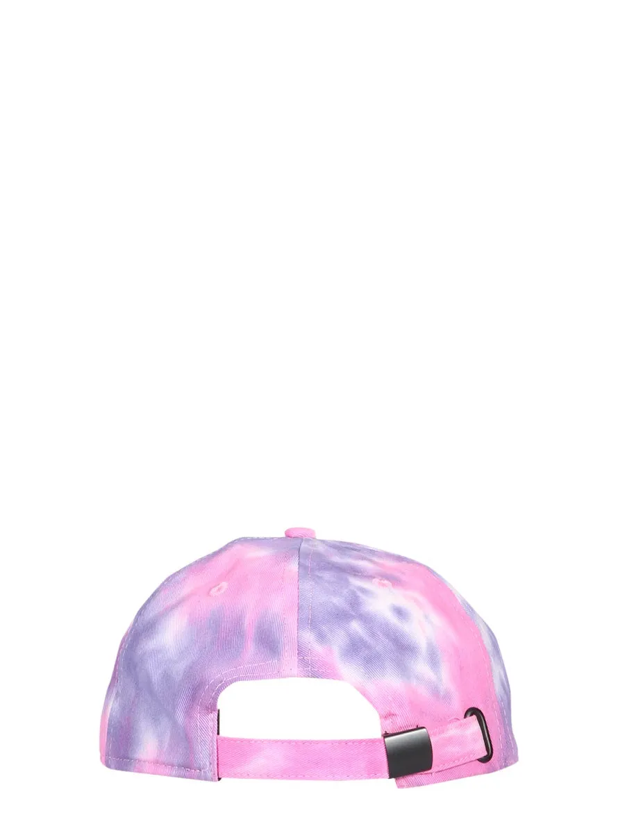 Versace Jeans Couture Logo Embroidered Tie-dye Baseball Cap